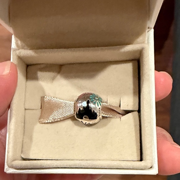 Disney Parks Pandora Castle Charm with Fireworks - Picture 3 of 4